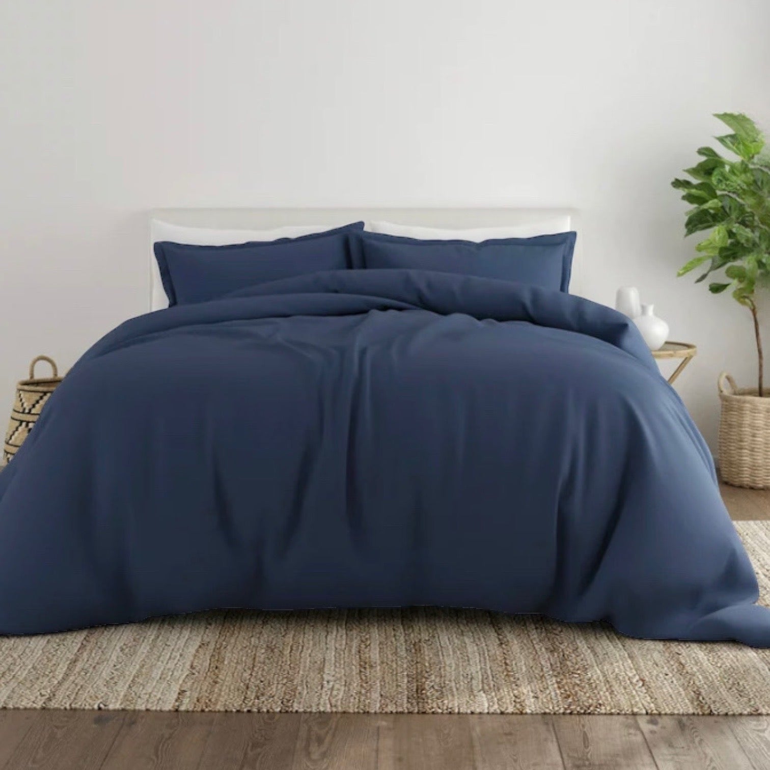 Funda Plumón Clásico Azul Marino Funda Plumón Clásico Azul Marino