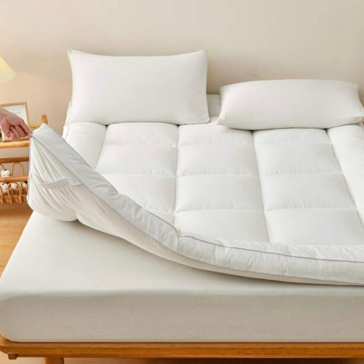 BED TOPPER ALGODÓN PREMIUM BED TOPPER ALGODÓN PREMIUM