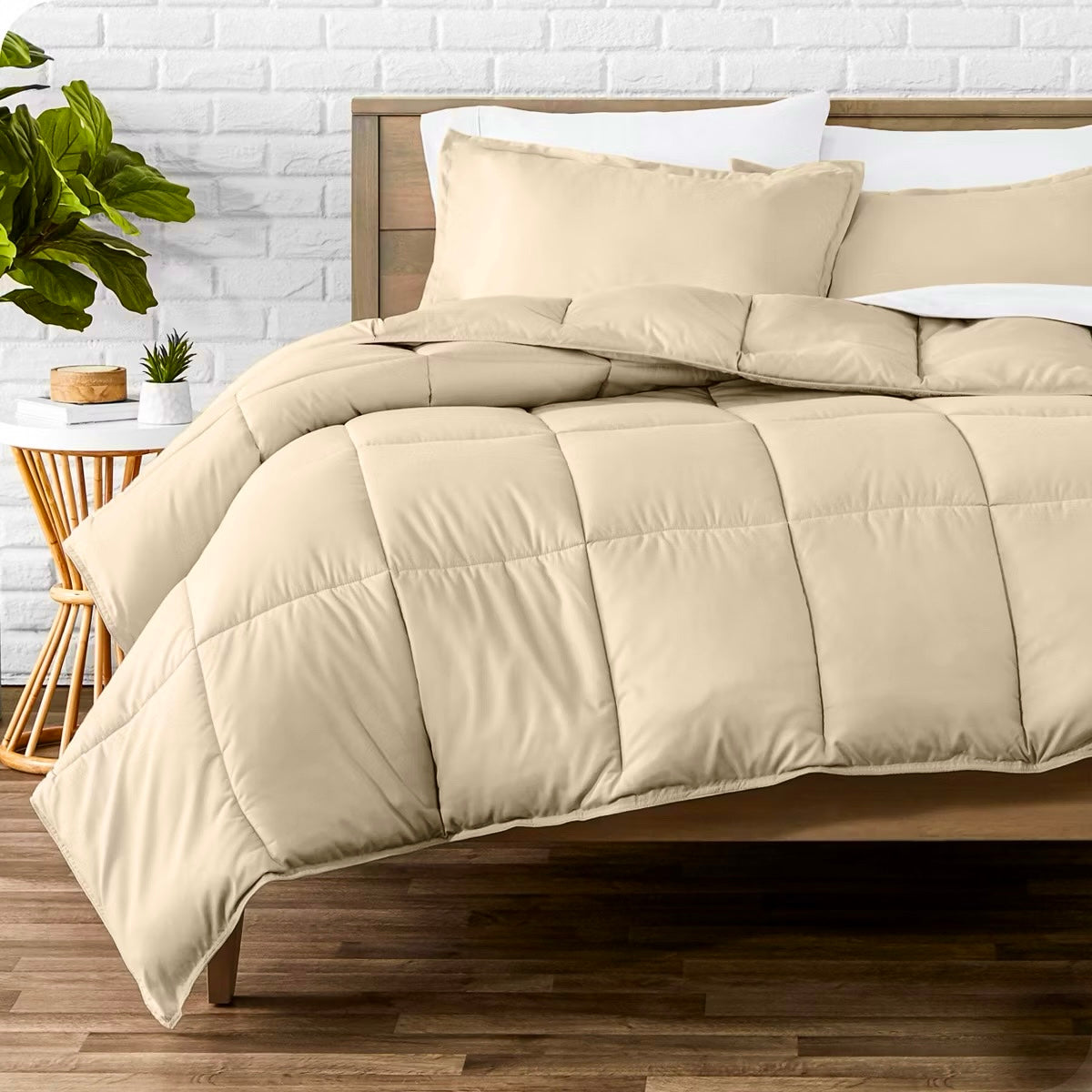 EDREDÓN MEDIA ESTACIÓN BEIGE DE ALGODÓN EDREDÓN MEDIA ESTACIÓN BEIGE DE ALGODÓN