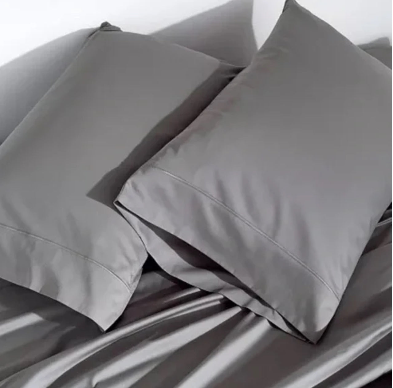 Set Sábanas de Bambú Deluxe Gris Charcoal