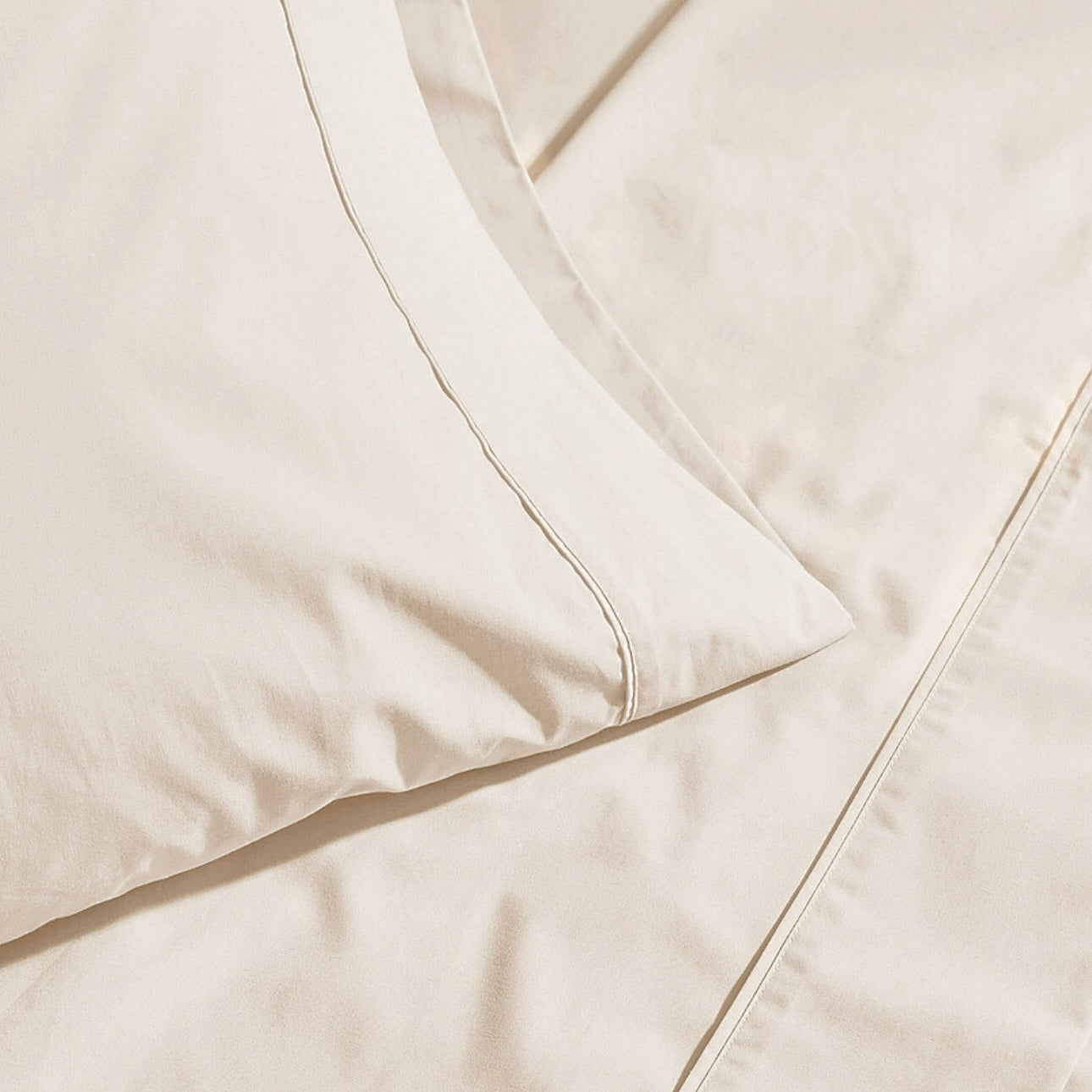 Juego de Sábanas Ivory 300 Hilos Percal 100% Algodón Pima Juego de Sábanas Ivory 300 Hilos Percal 100% Algodón Pima