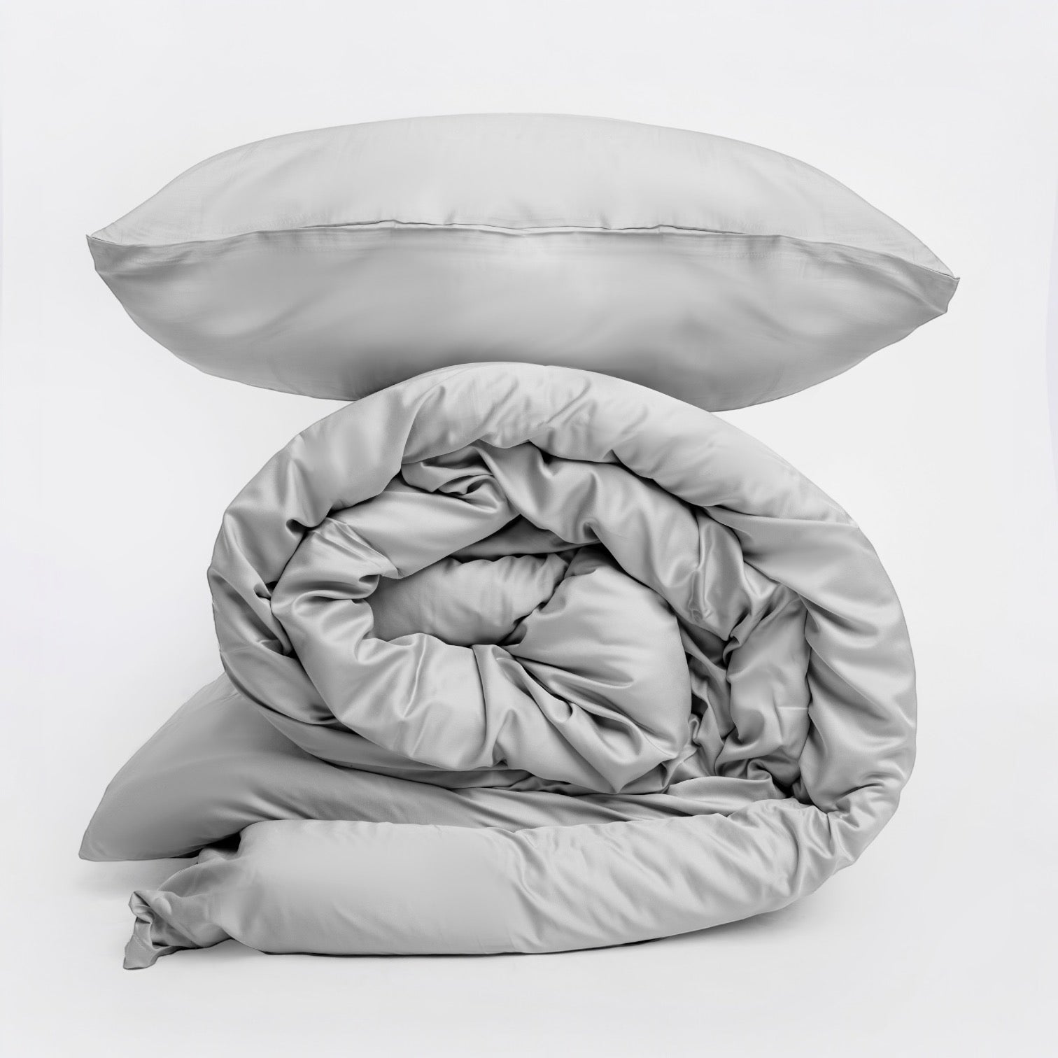 Funda de Plumón Bambú Luxury Plomo Plata