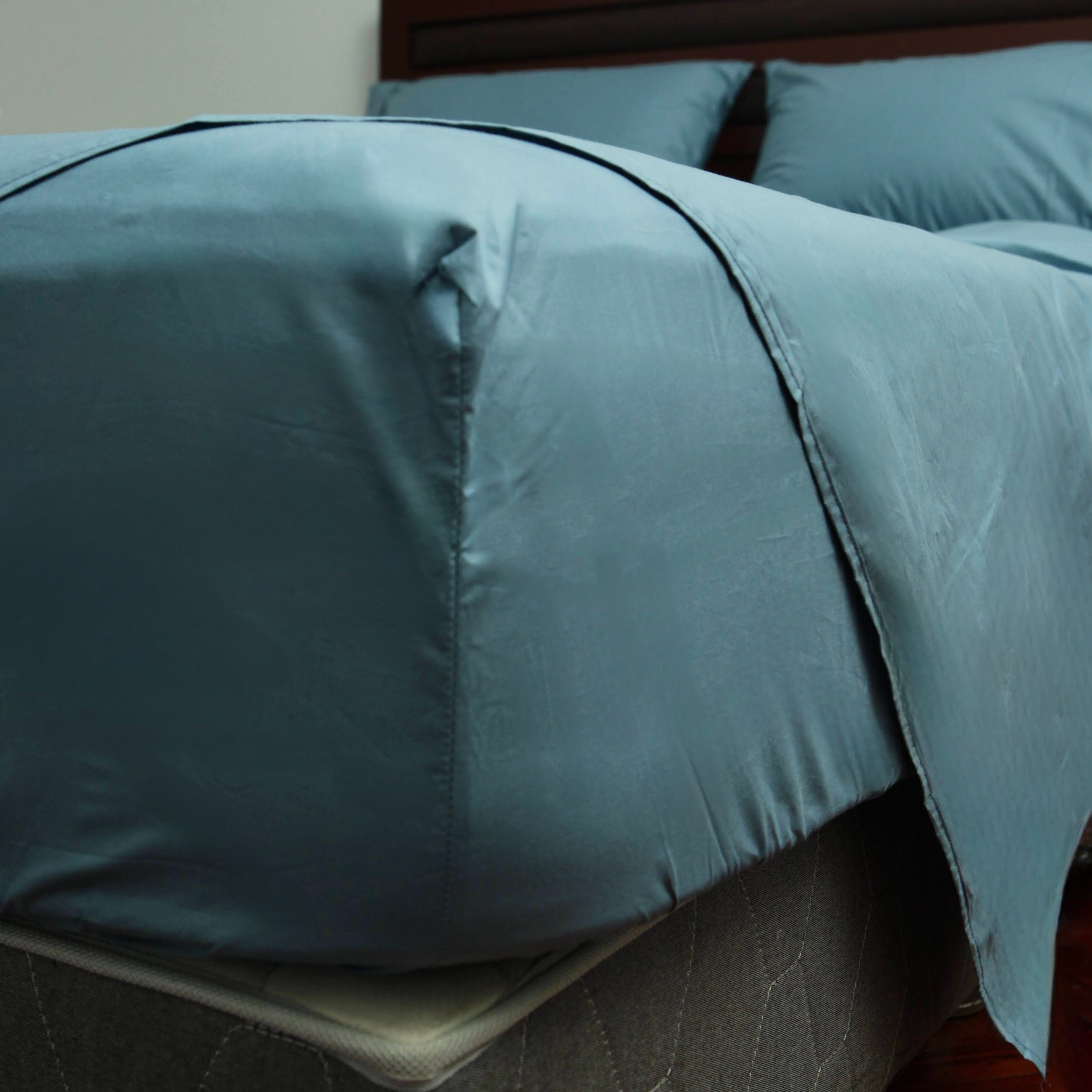 SÁBANA PIMA PERCAL AZUL ACERO 255 HILOS SÁBANA PIMA PERCAL AZUL ACERO 255 HILOS