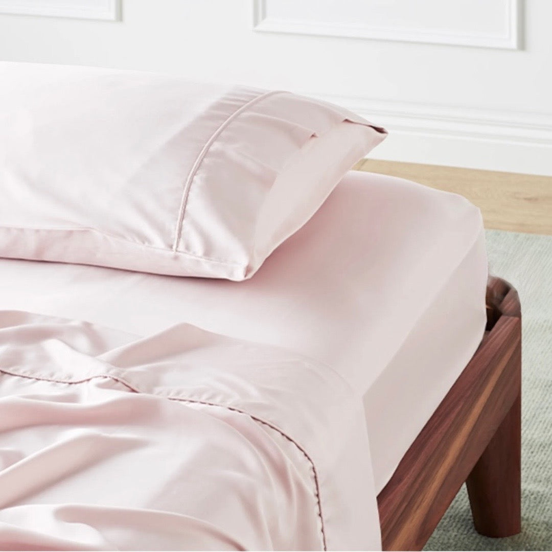 Juego de Sábanas Rosado de 200 Hilos
