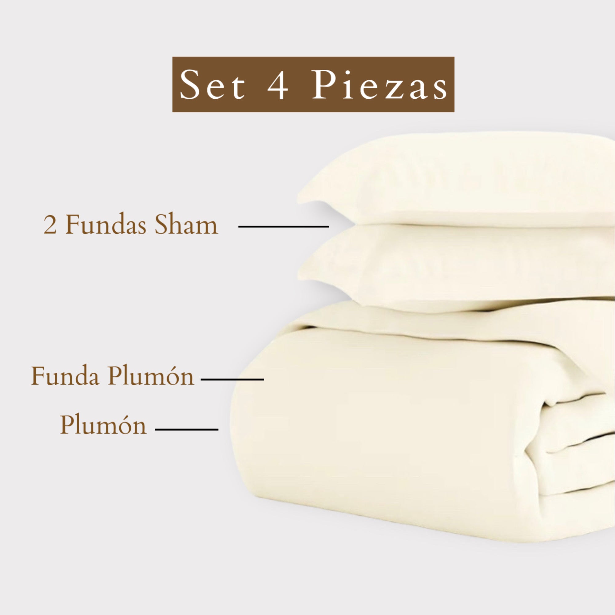 Funda Plumón Clásico Perla Funda Plumón Clásico Perla