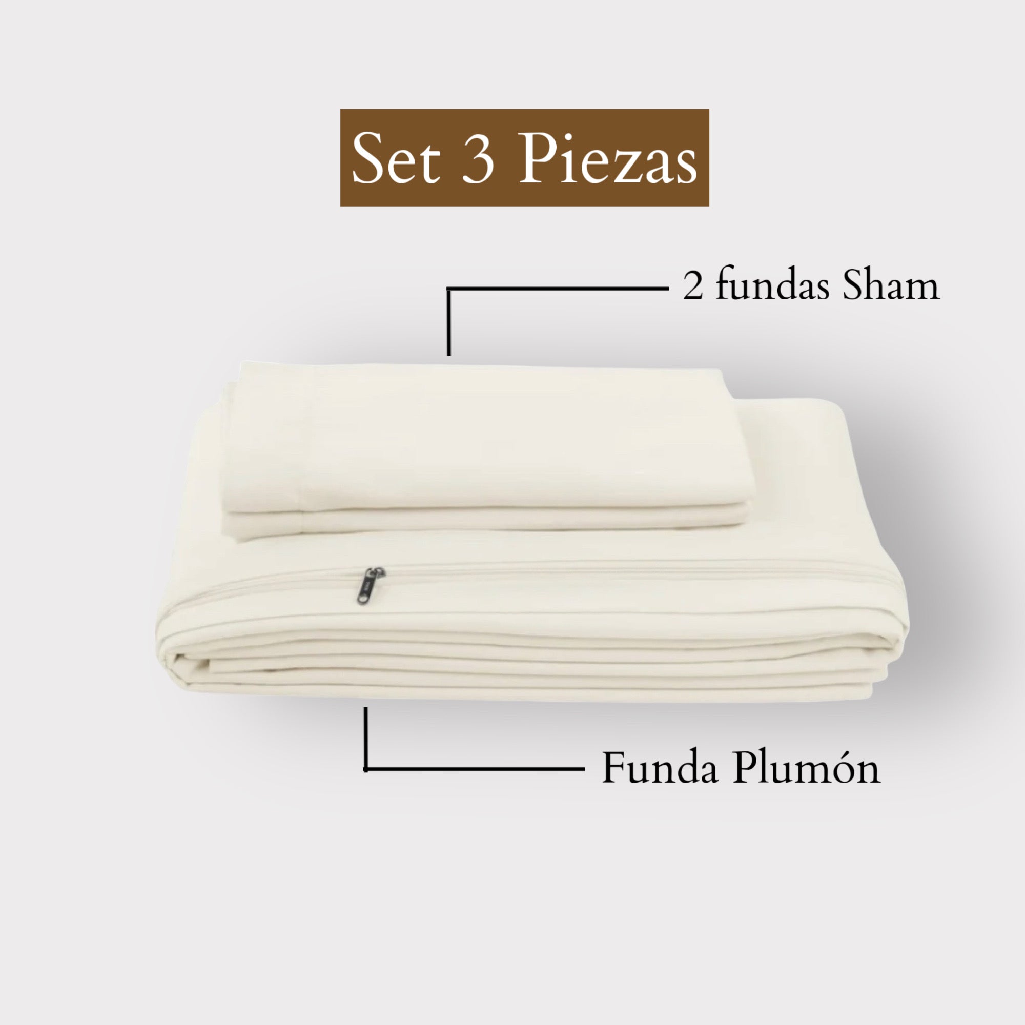 Funda Plumón Clásico Perla Funda Plumón Clásico Perla