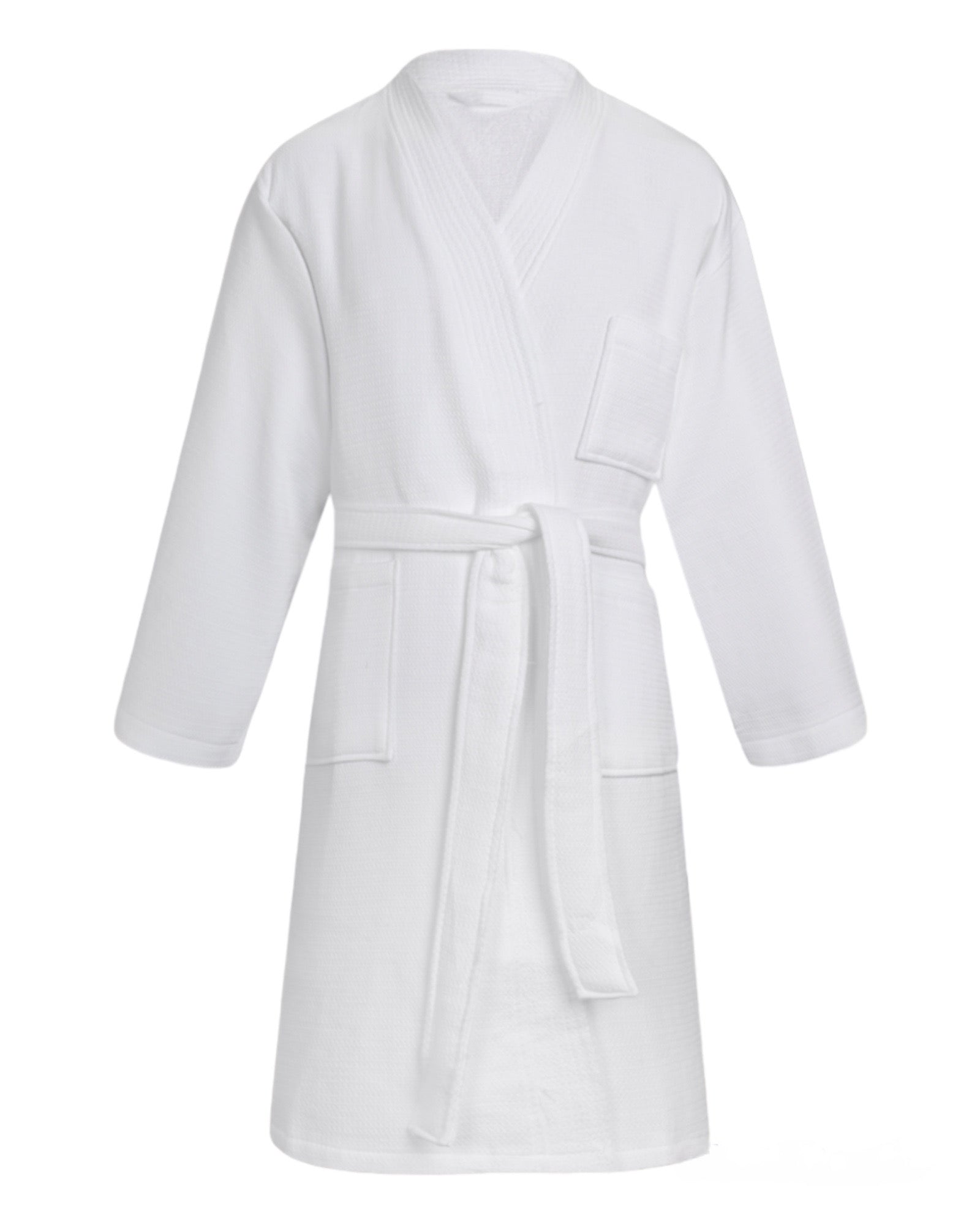 Batas de Baño Waffle de Algodón Felpa Batas de Baño Waffle de Algodón Felpa