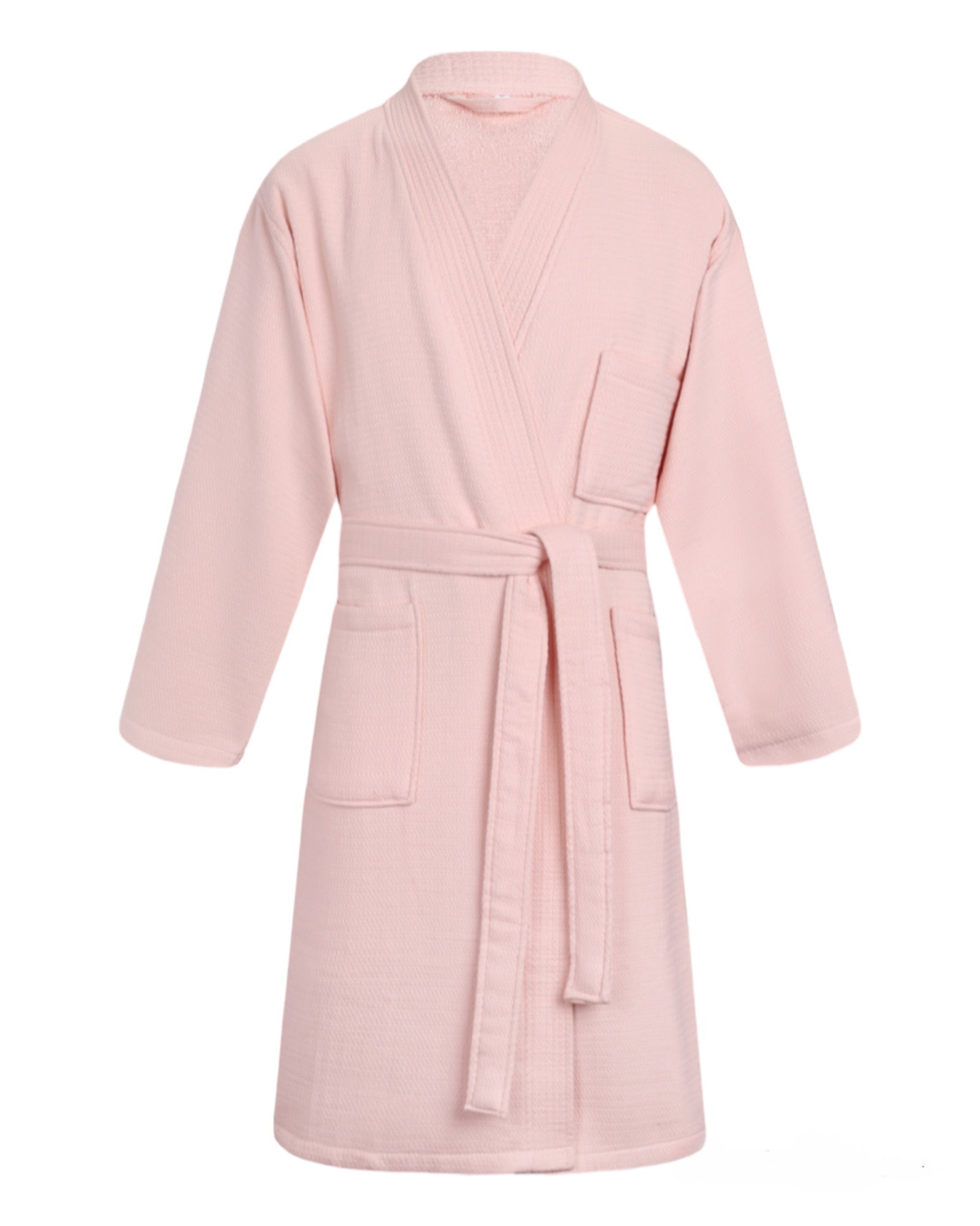 Batas de Baño Waffle de Algodón Felpa Batas de Baño Waffle de Algodón Felpa