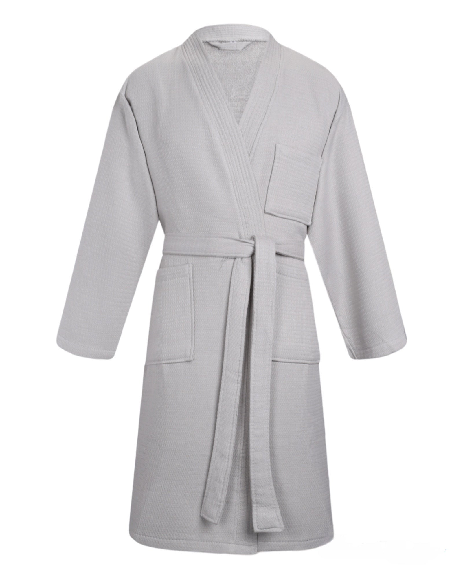 Batas de Baño Waffle de Algodón Felpa Batas de Baño Waffle de Algodón Felpa