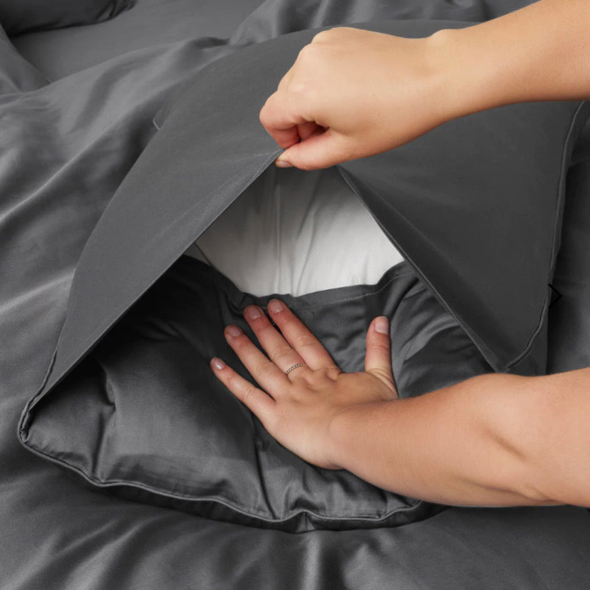 Juego De Sábanas de Algodón Charcoal De 400 Hilos Juego De Sábanas de Algodón Charcoal De 400 Hilos