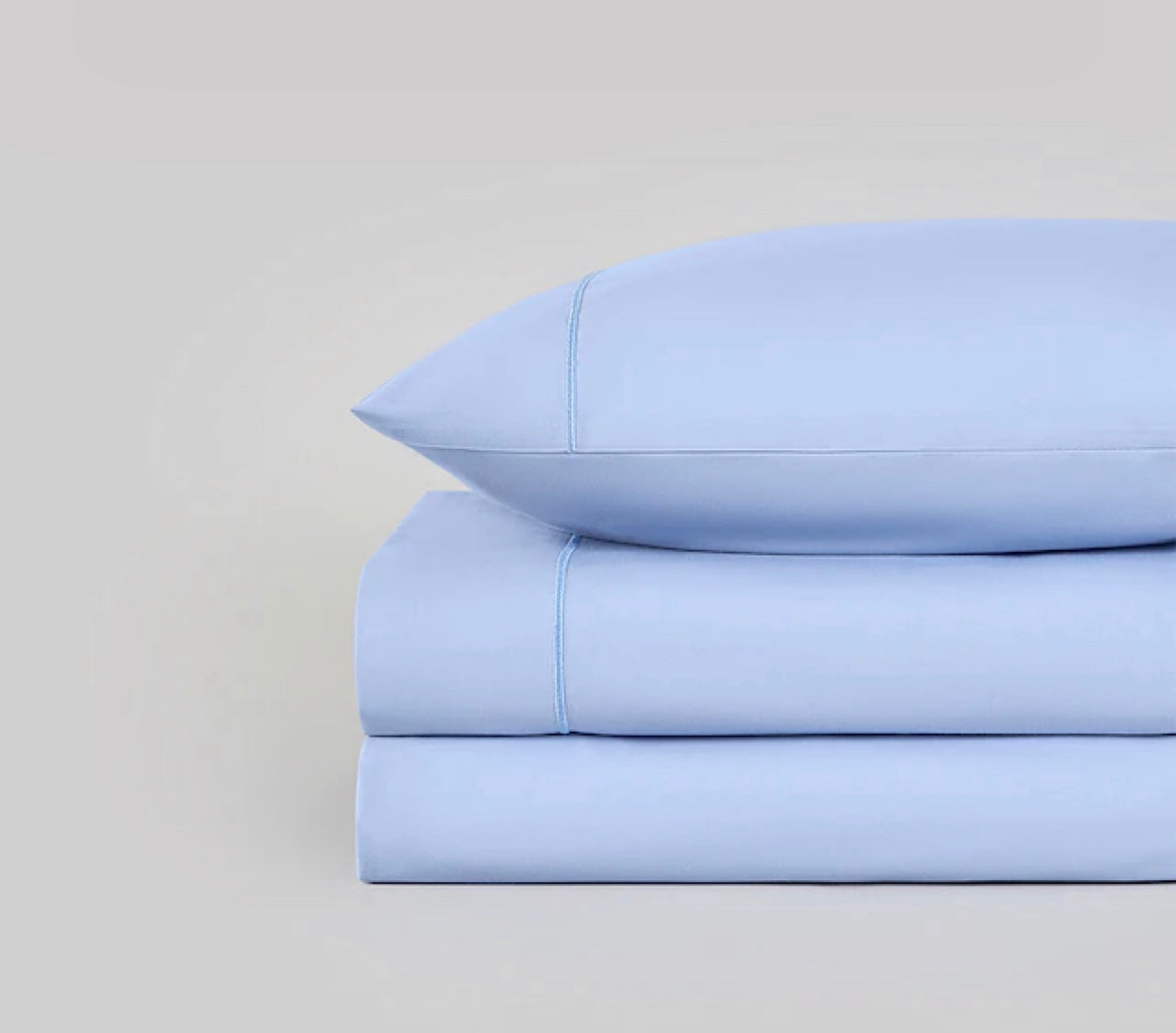 Juego de Sábanas Oxford Blue de 200 Hilos