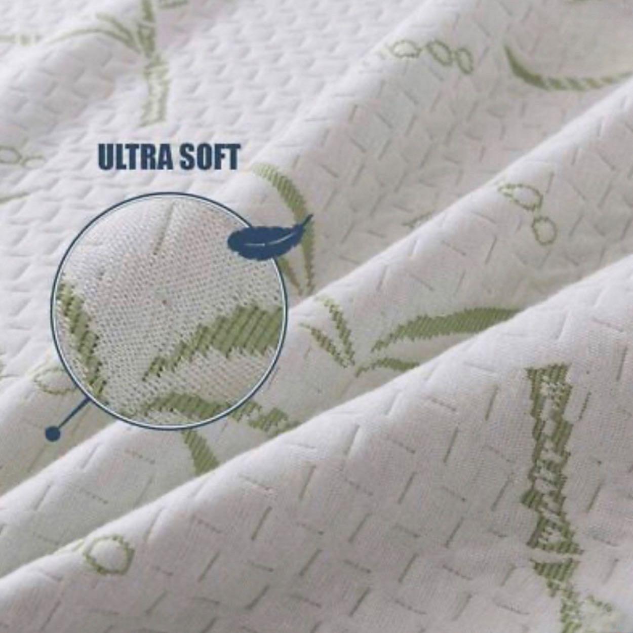 Protector Impermeable de Colchón de Bambú con Liga