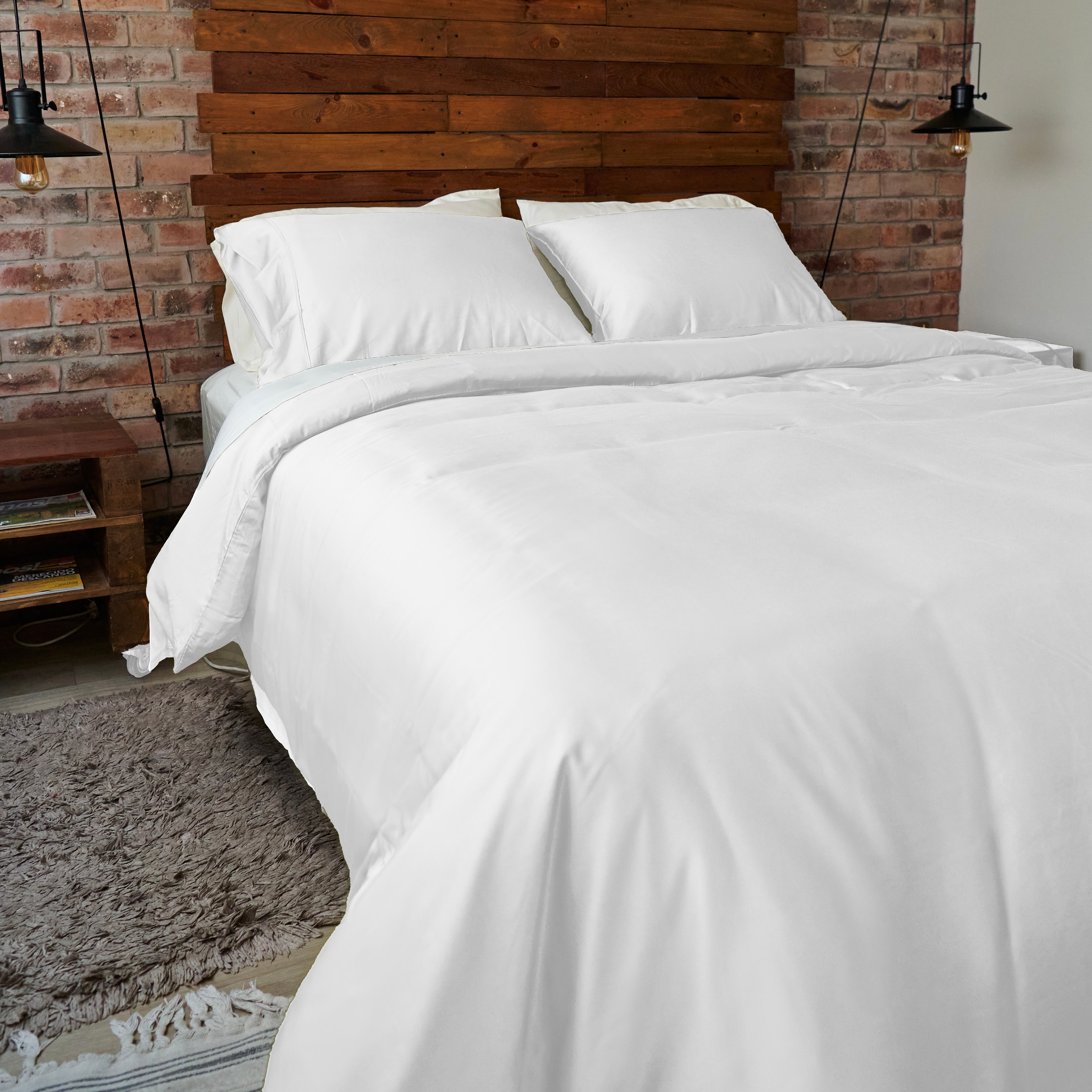 Pack Deluxe Plumón Hipoalergénico + Funda de Plumón Blanco