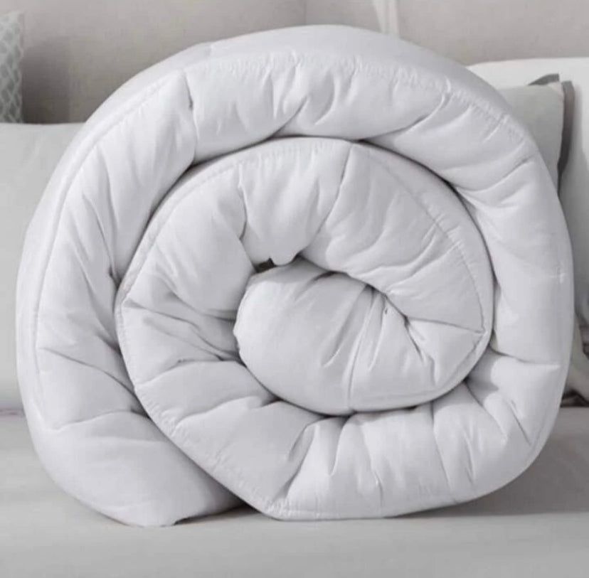 Pack Basic Plumón Hipoalergénico Grueso + Funda de Plumón Blanco hotelero