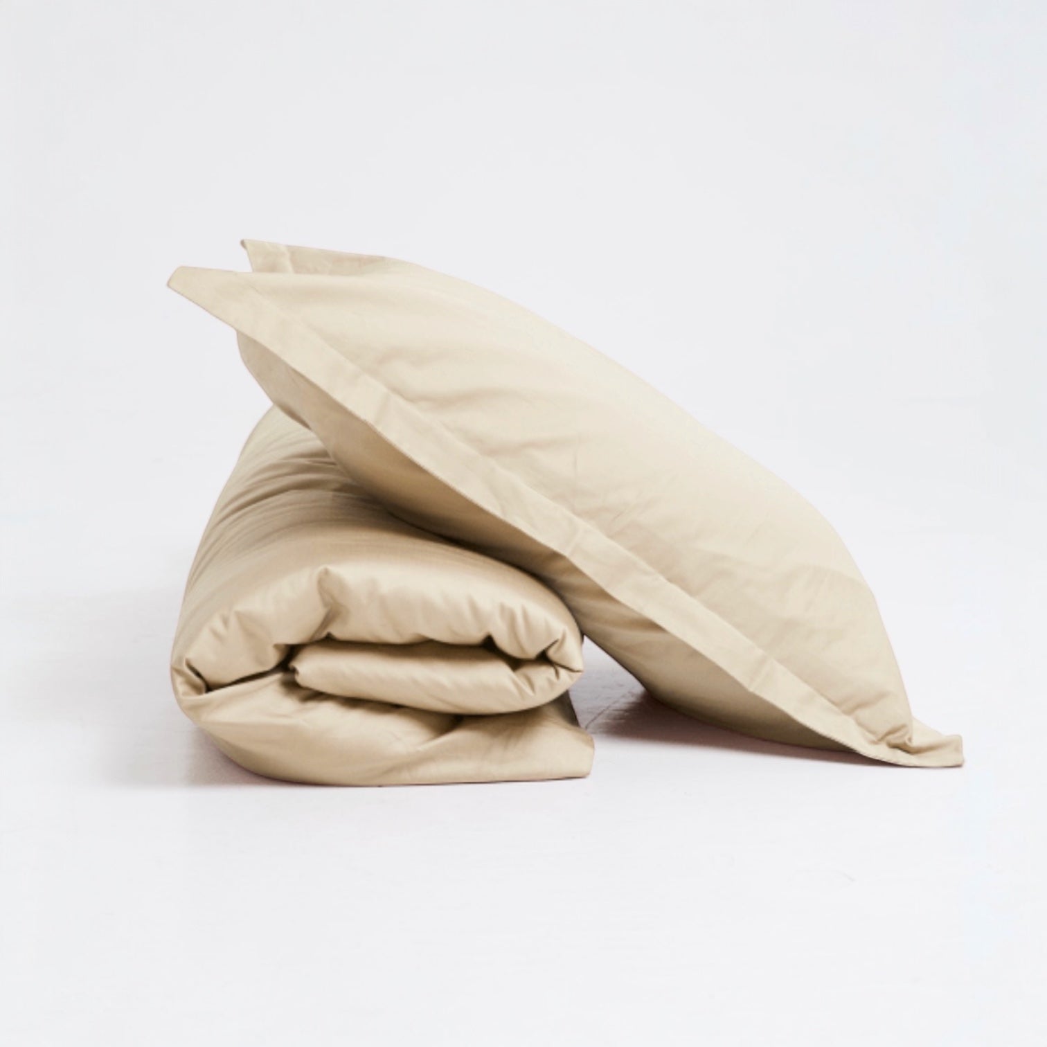 FUNDA DE PLUMÓN PIMA PERCAL BEIGE