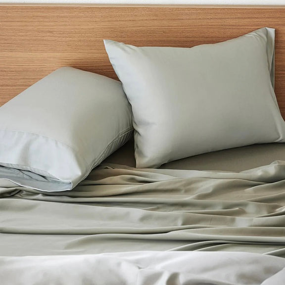 Sábanas de Bambú Deluxe Gris Plata