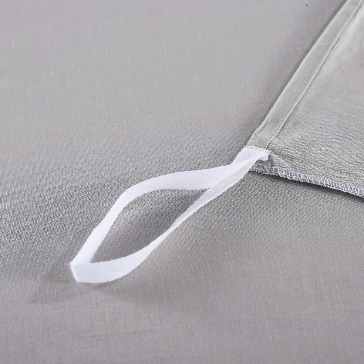 FUNDA DE PLUMÓN PIMA PERCAL GRIS