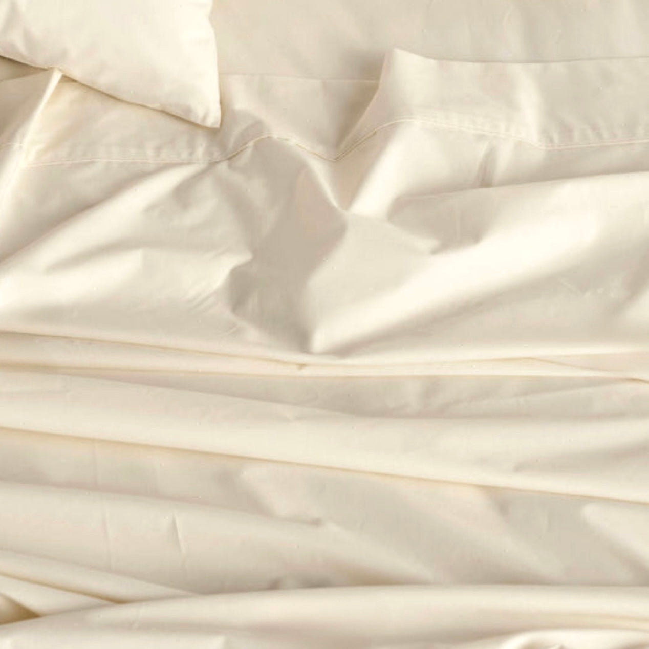 Juego de Sábanas Ivory 300 Hilos Percal 100% Algodón Pima