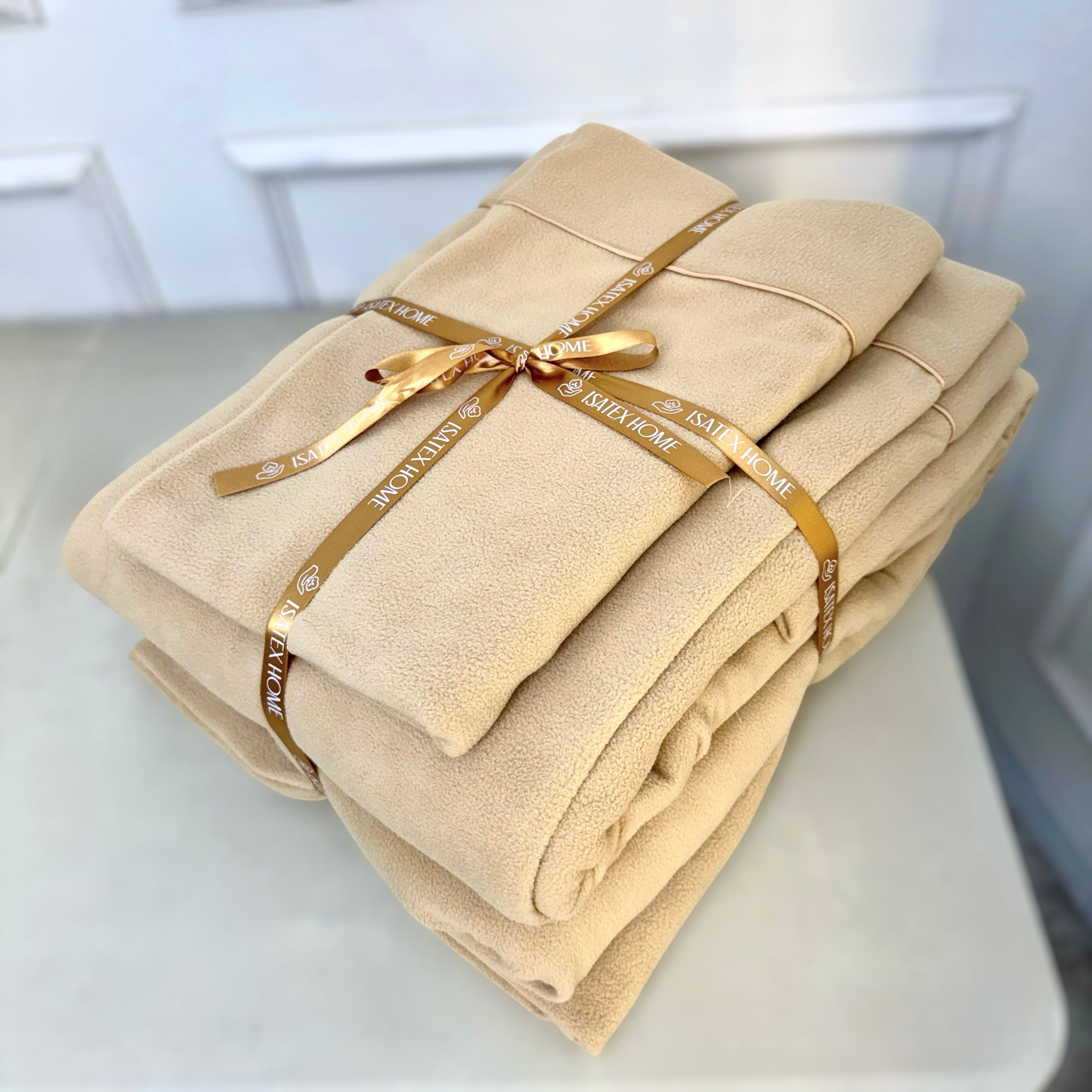 Sábanas Beige Micropolares