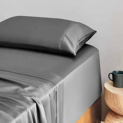 Sábanas de Bambú Deluxe Gris Charcoal