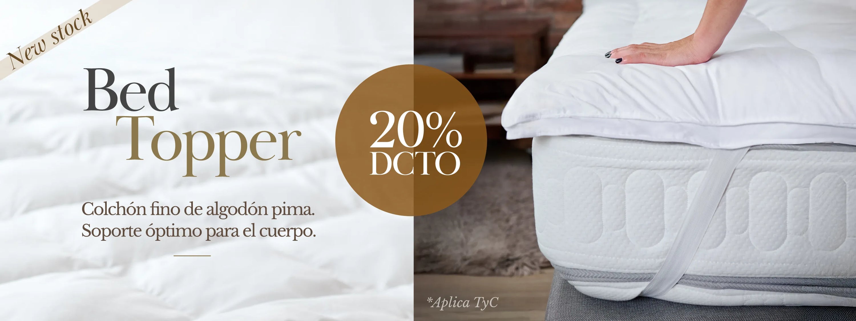 BED TOPPER 20% OFF