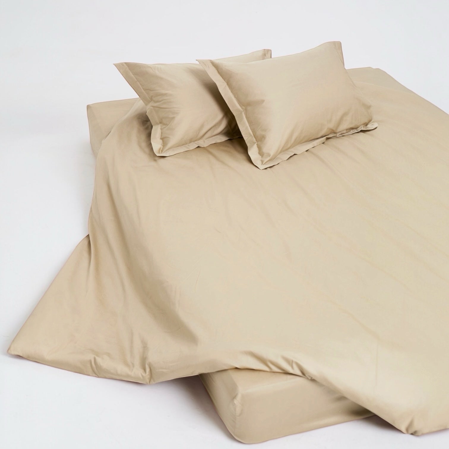 FUNDA DE PLUMÓN PIMA PERCAL BEIGE