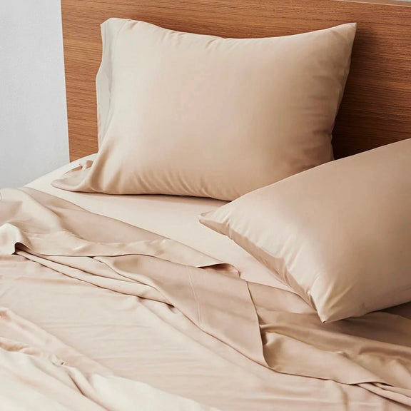 Sábanas de Bambú Deluxe Beige