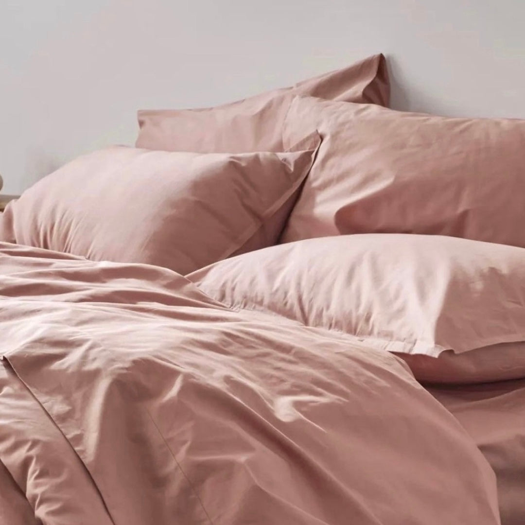 FUNDA DE PLUMÓN PIMA PERCAL ROSE NUDE