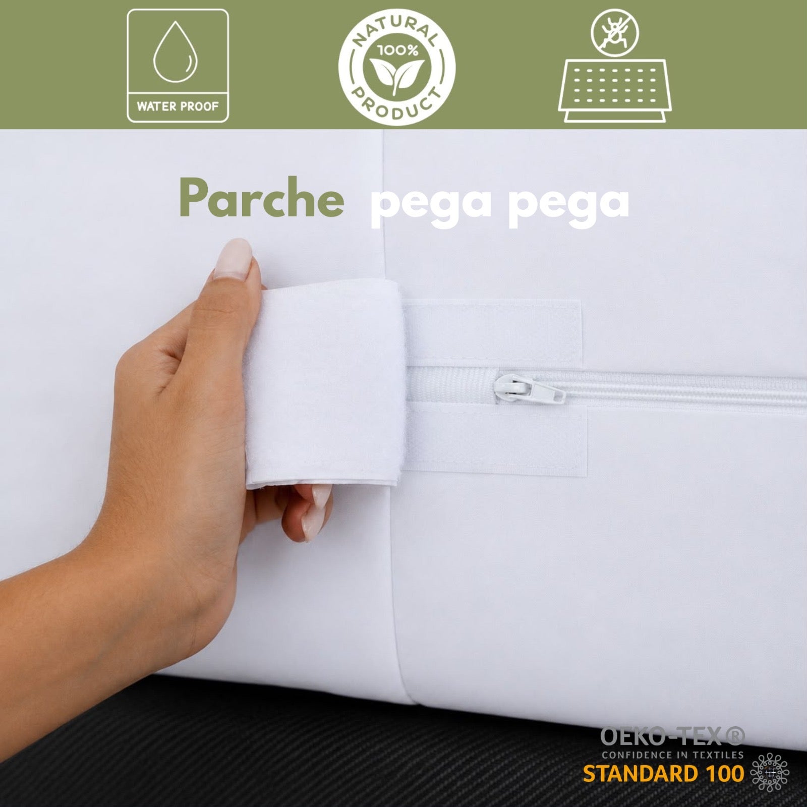 FUNDA IMPERMEABLE DE COLCHÓN DE BAMBÚ