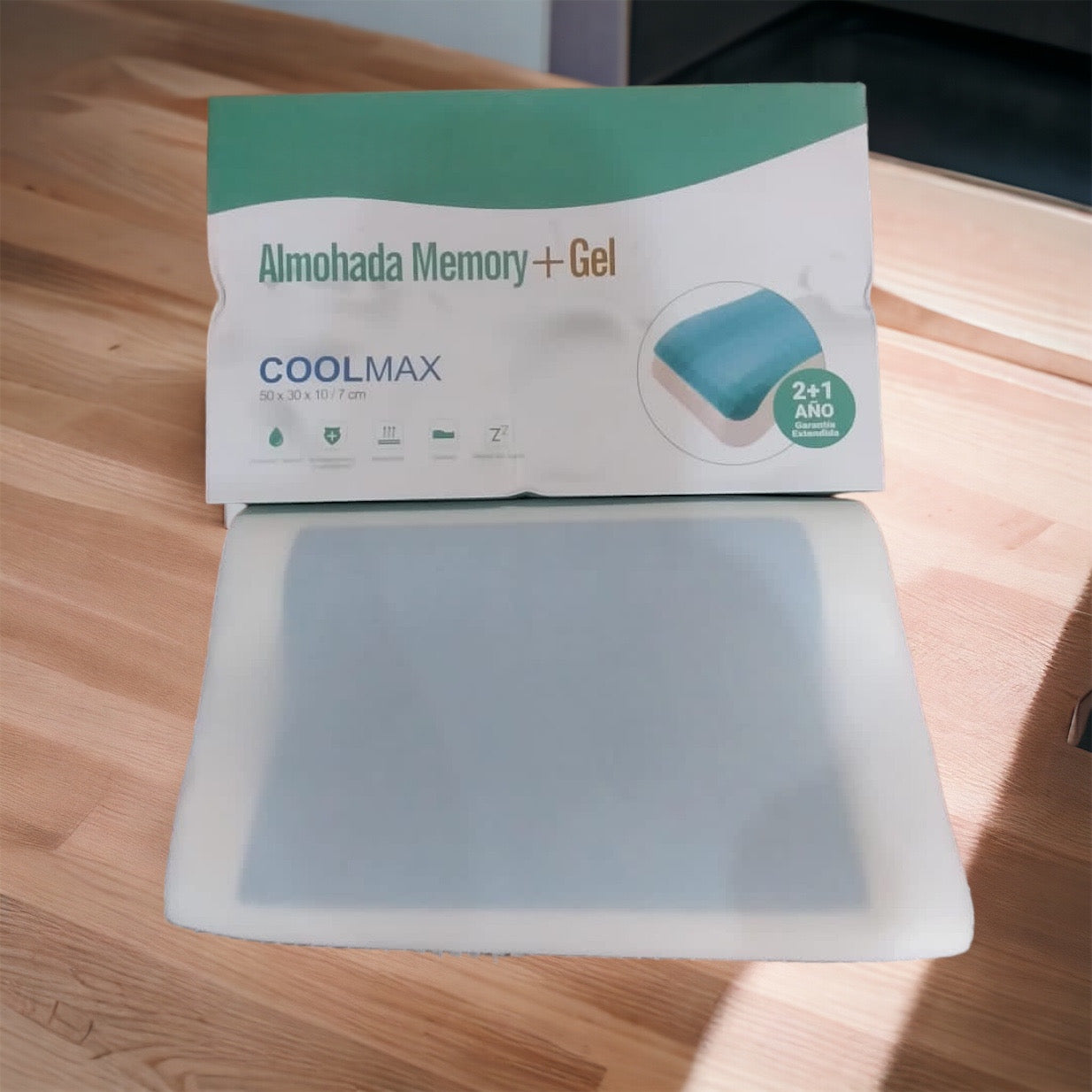 Almohada Viscoelástica con Gel de Bambú