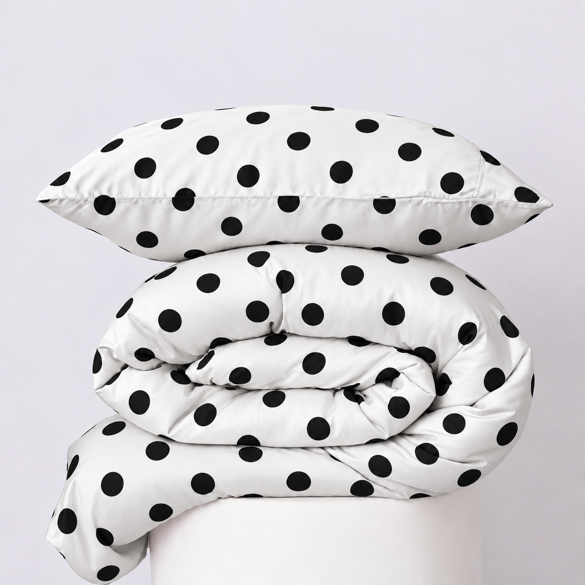 FUNDA DE PLUMÓN BAMBÚ POLKA DOT