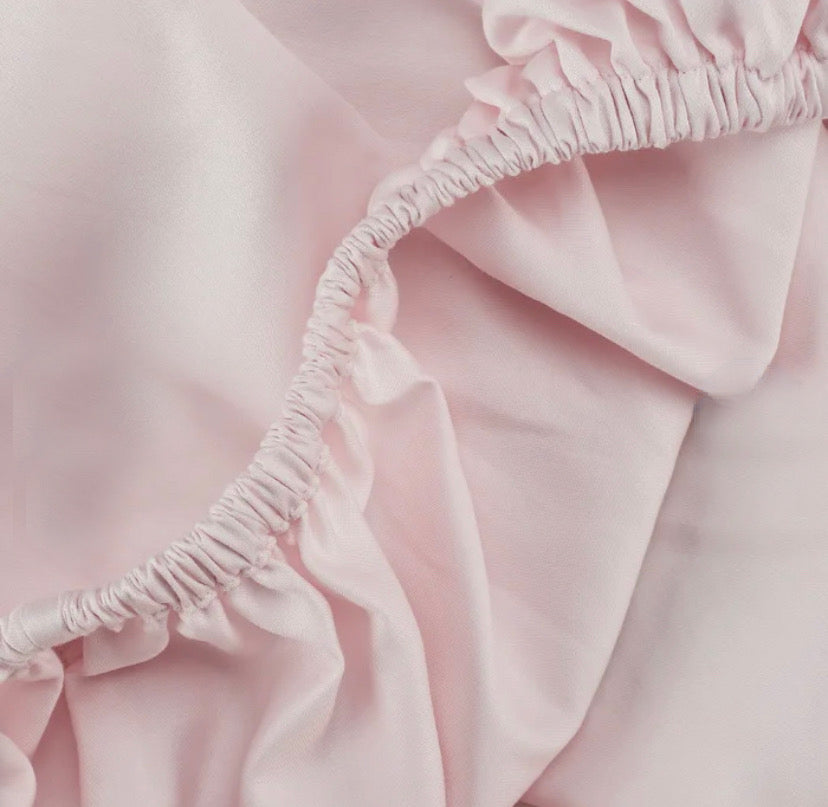 Juego de Sábanas Rosado de 200 Hilos