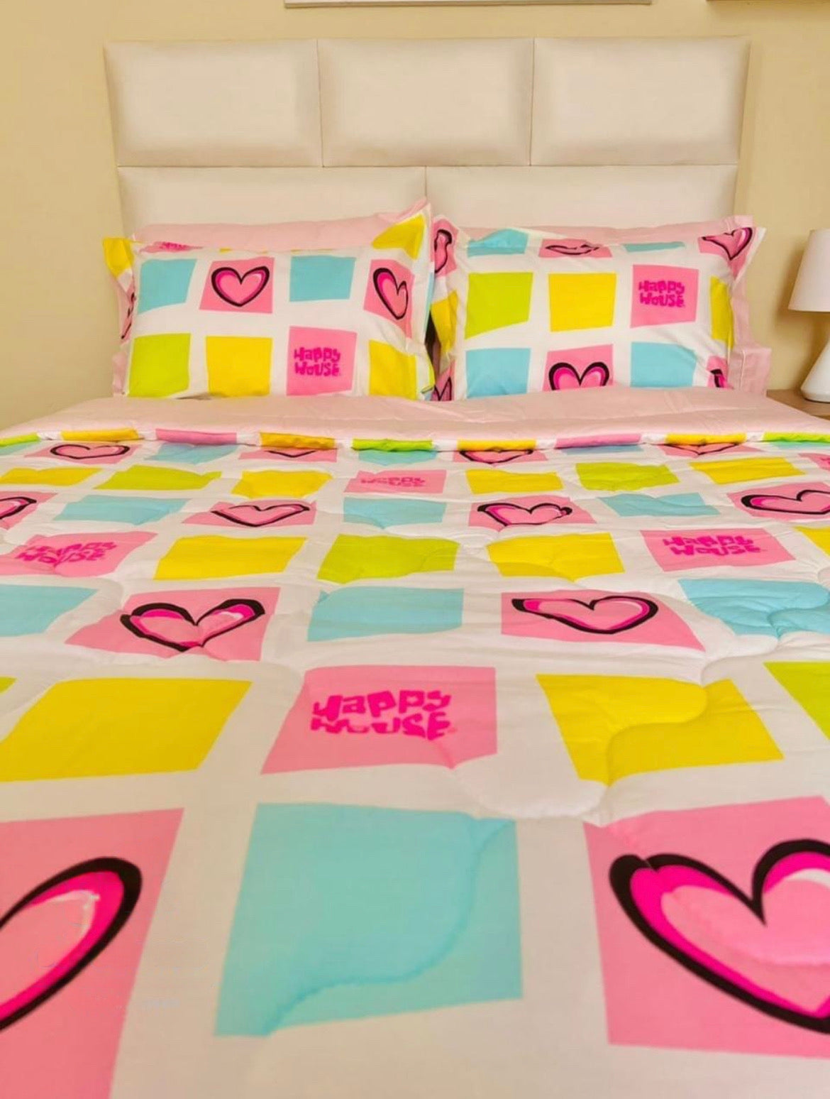 Cobertor Kids de Verano Corazones