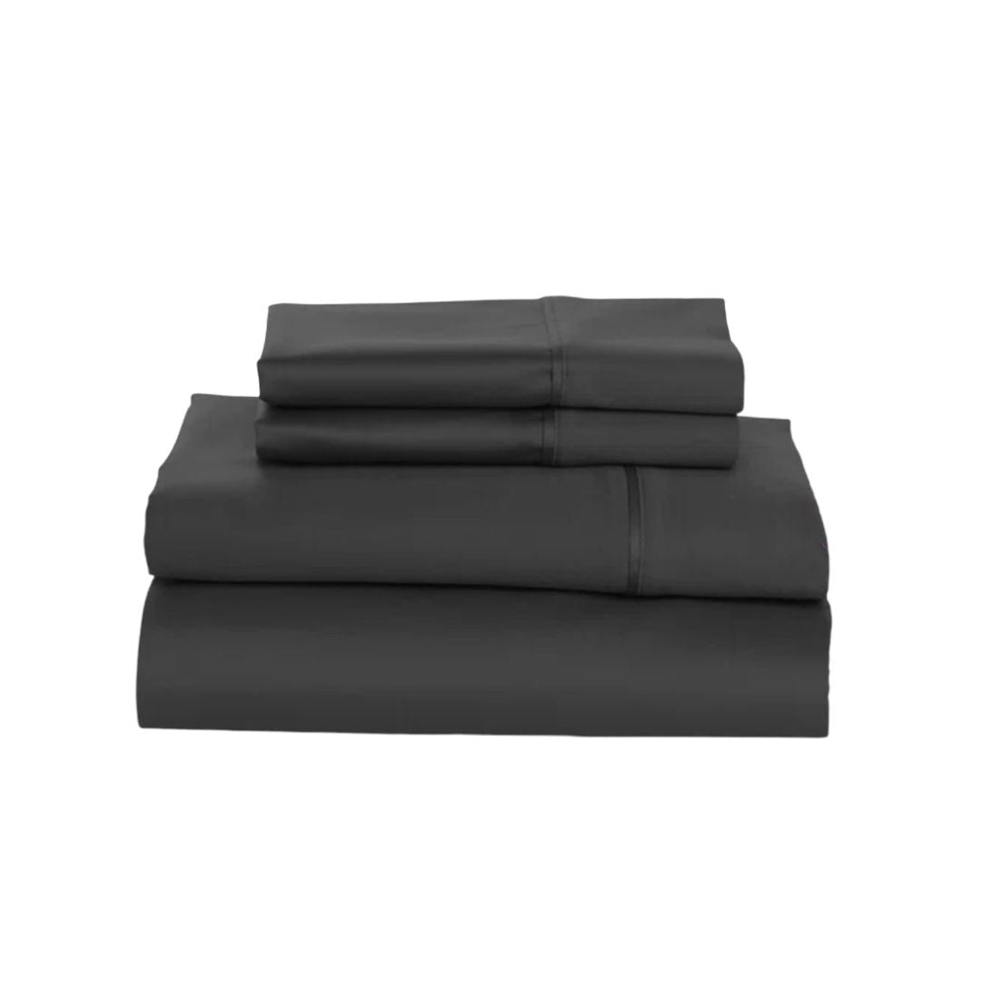 Juego de Sábanas Negro de 200 Hilos